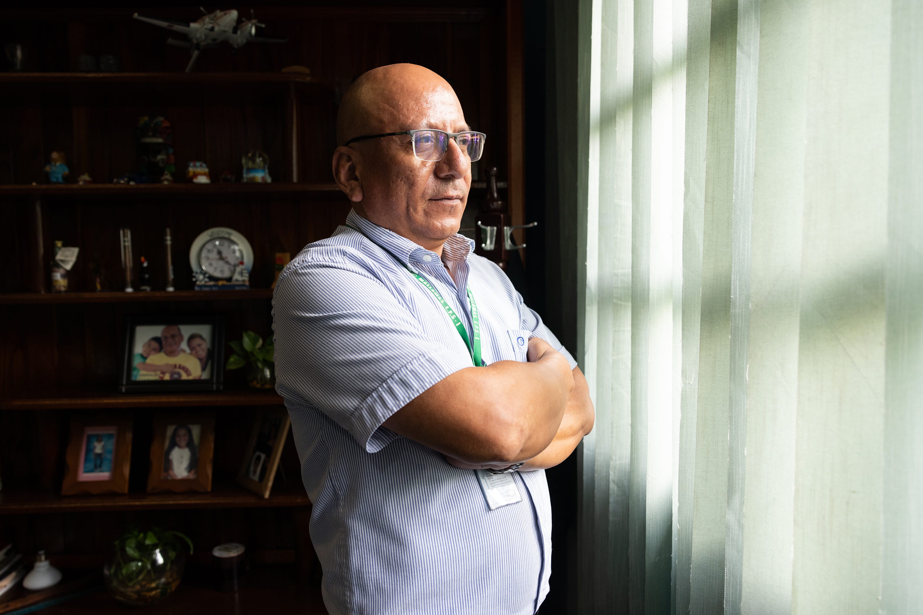 Gerardo Antonio Ordoñez, regional coordinator of Amazonas Mallamas, directs the health center specialized in Indigenous populations. He is in charge of surveillance for the well-being of those communities.