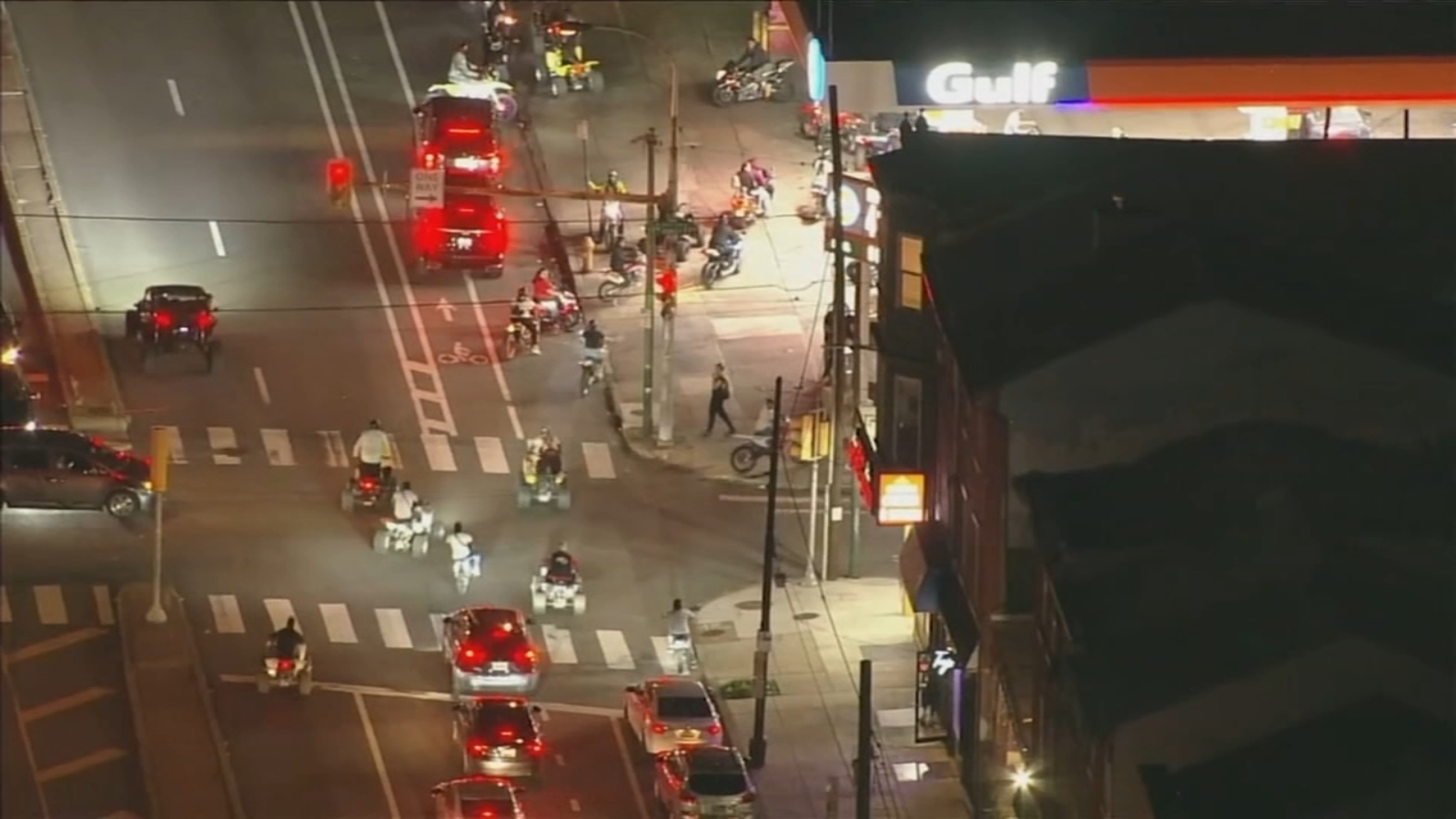 VIDEO: Hundreds of dirt bikes, ATVs swarm Philadelphia streets