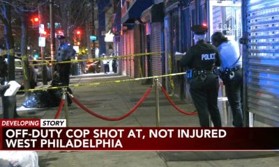 Gunman fires at off-duty cop, security guards in West Philadelphia