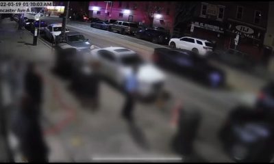 Video shows moment gunman fires at off-duty cop, security guards outside West Philadelphia club