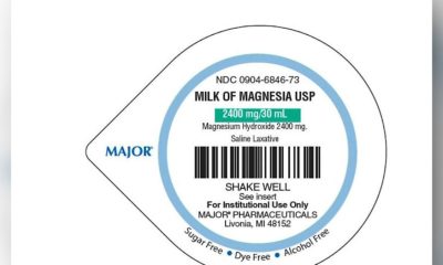 Nationwide recall of Milk of Magnesia due to possible bacterial contamination: FDA