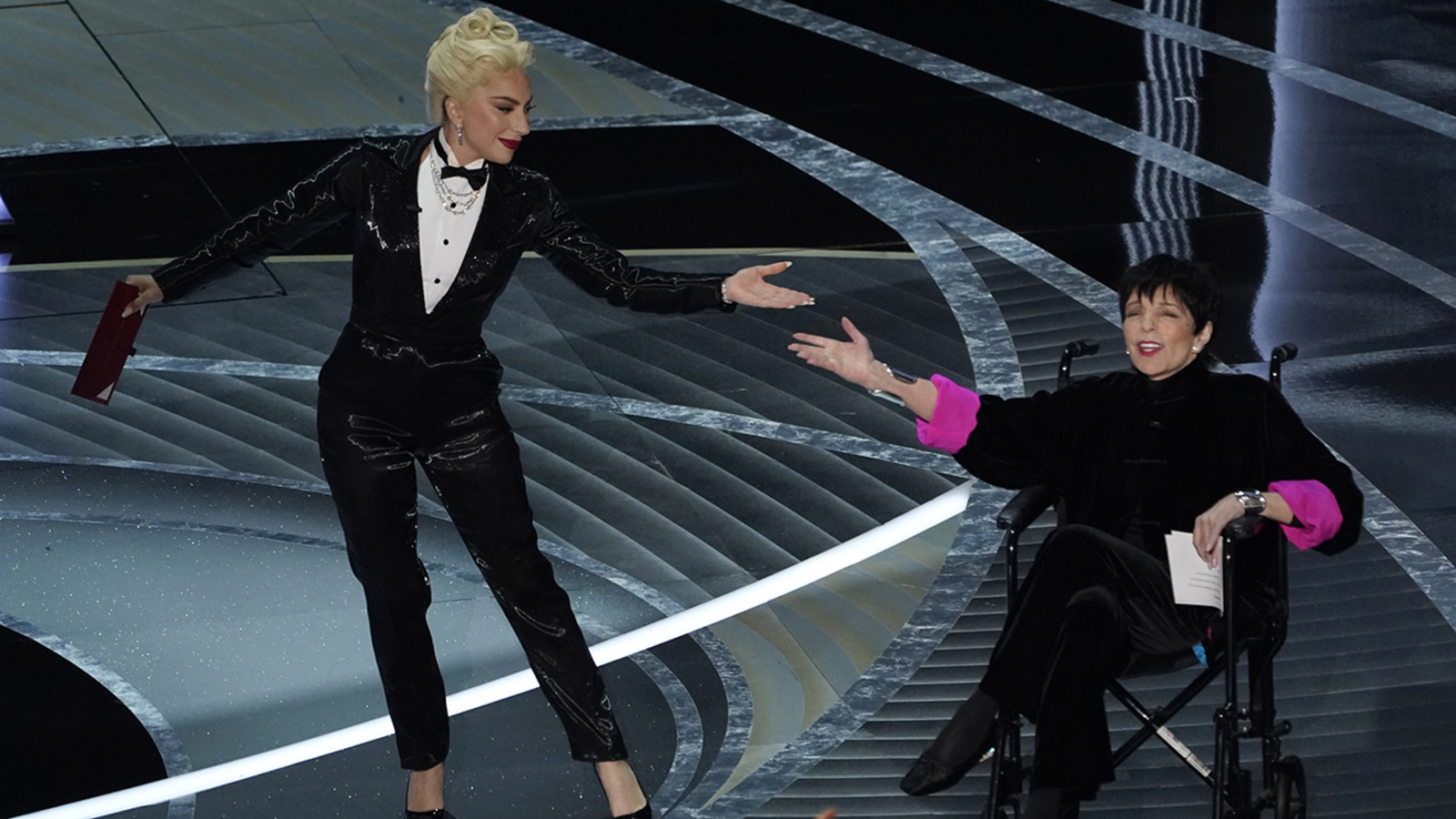 WATCH: Lady Gaga helps Liza Minnelli present best picture at 2022 Oscars, whispers ‘I got you’