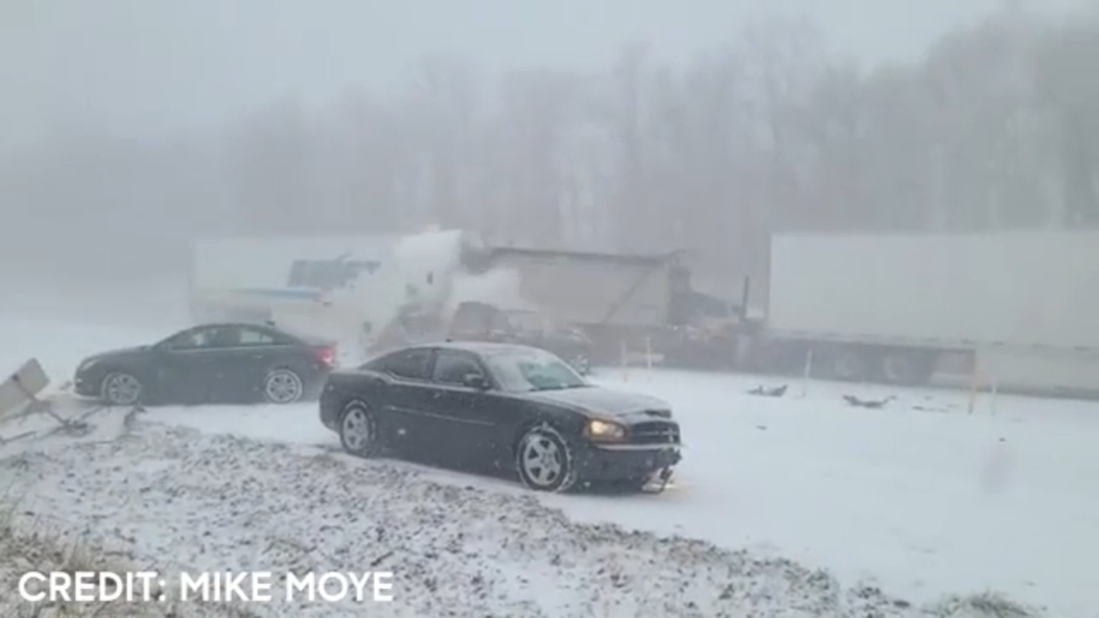 5 dead after pileup on Pennsylvania highway that was caught on video