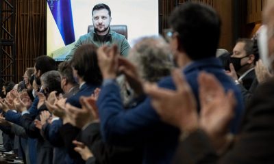 Waging war, wielding words: Zelensky’s speeches have made him a folk hero