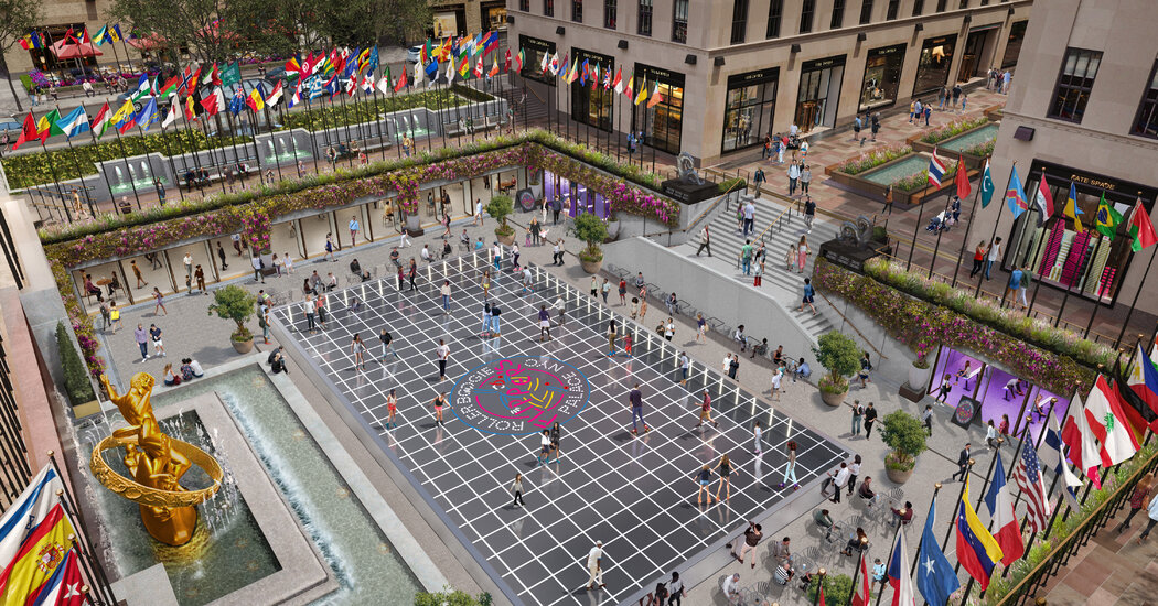 Who Needs Ice? Roller-Skating Comes to Rockefeller Center.