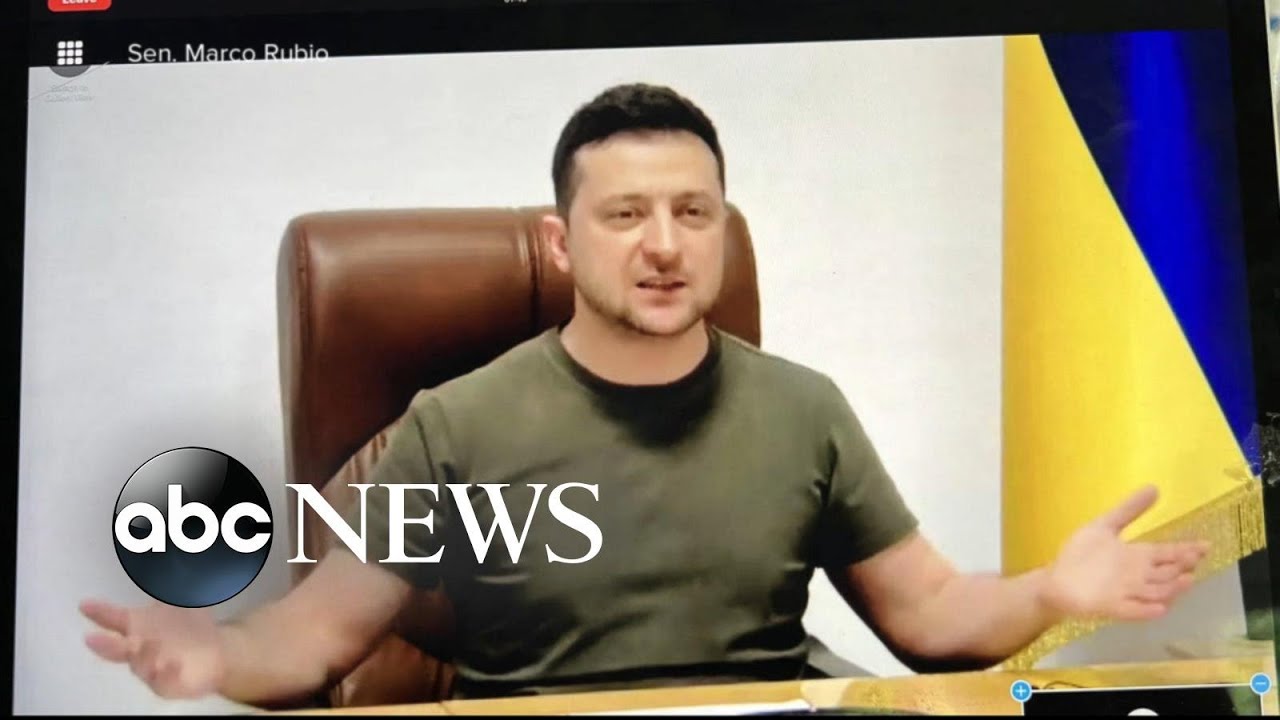 Zelenskyy pleads with US lawmakers for help