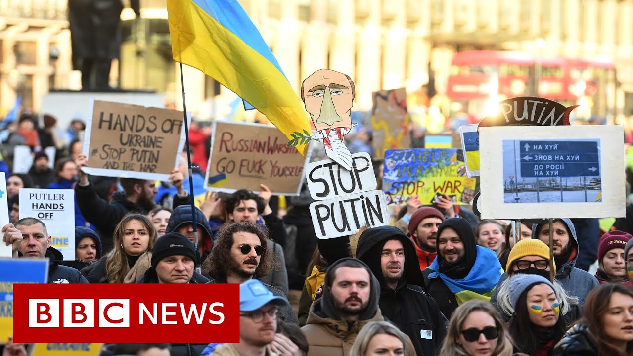 Worldwide protests against Russian invasion – BBC News