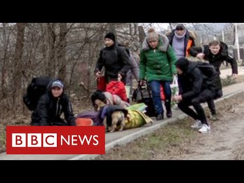 Horrific scenes in battle for Kyiv as families killed fleeing Russian onslaught – BBC News