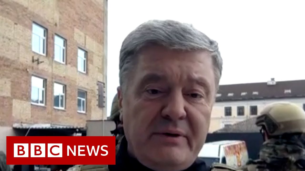 Ukraine's ex-president Poroshenko makes plea for fighter planes – BBC News