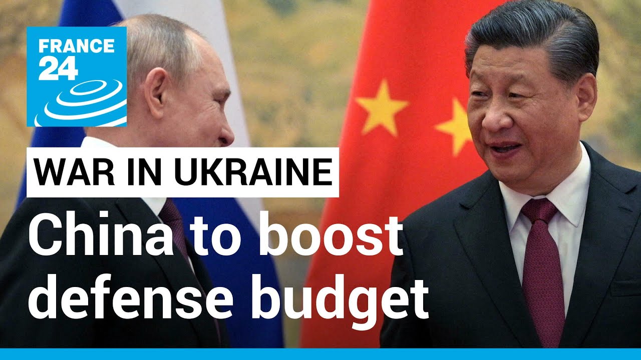 China to boost defense budget by over 7% this year • FRANCE 24 English