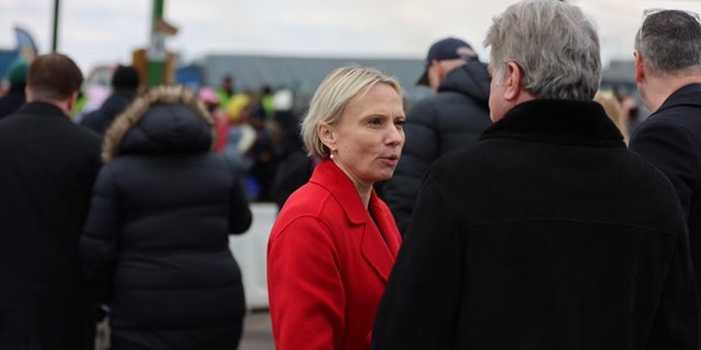 Rep. Victoria Spartz, R-Ind., traveled to the Ukraine-Poland border the weekend of March 4, 2022, to see firsthand the humanitarian crisis created by the Russian invasion of Ukraine. (Photo courtesy of Rep. Victoria Spartz's office) 