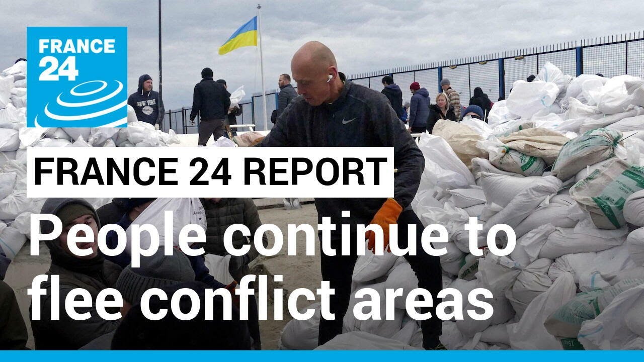 War in Ukraine: People continue to flee conflict areas • FRANCE 24 English