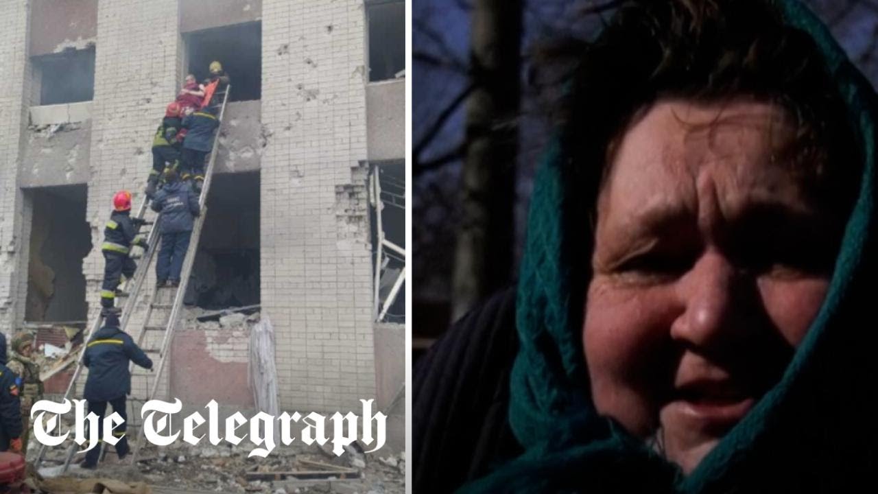 ‘It’s impossible to convey what I feel’: Chernihiv resident in despair after Russian strikes