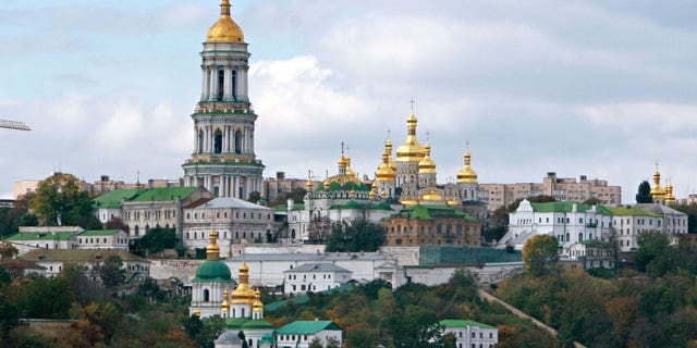 The Monastery of the Caves, also known as Kyiv-Pechersk Lavra, one of the holiest sites of Eastern Orthodox Christians, is seen in Kyiv, Ukraine, Wednesday, Oct. 10, 2007.