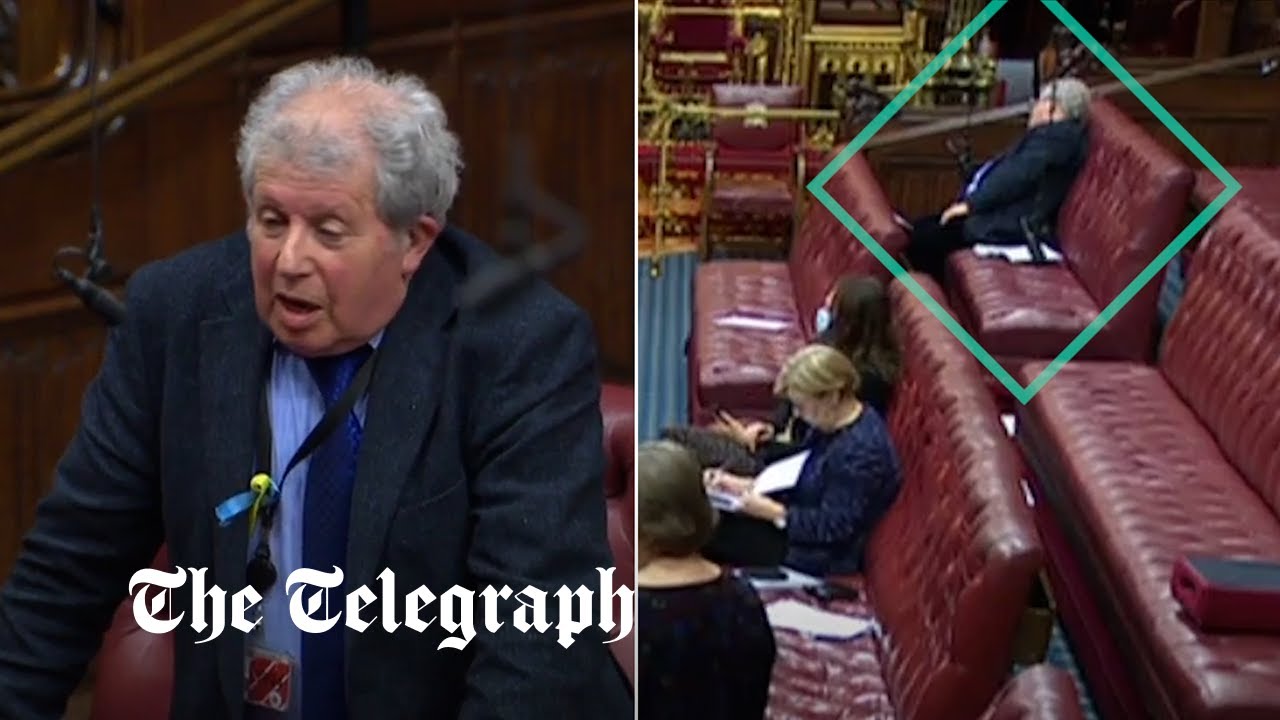 Labour peer Lord Young caught sleeping in House of Lords