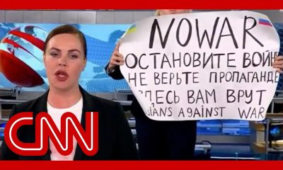 'Do not believe the propaganda': Russian TV protester is released from questioning