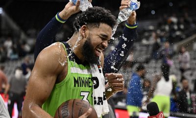 T-wolves celebrate Karl-Anthony Towns, team scoring record