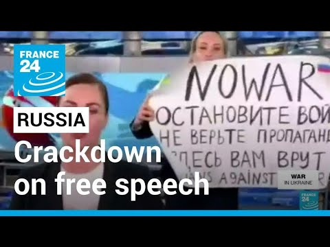 War in Ukraine: In Russia, a near total crackdown on free speech • FRANCE 24 English