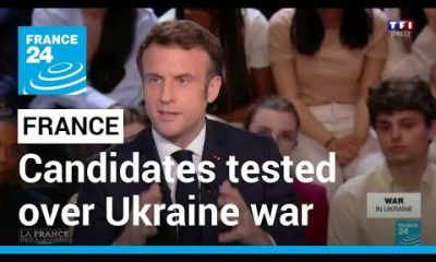 France presidential elections: Candidates quizzed over Ukraine war & energy crisis • FRANCE 24