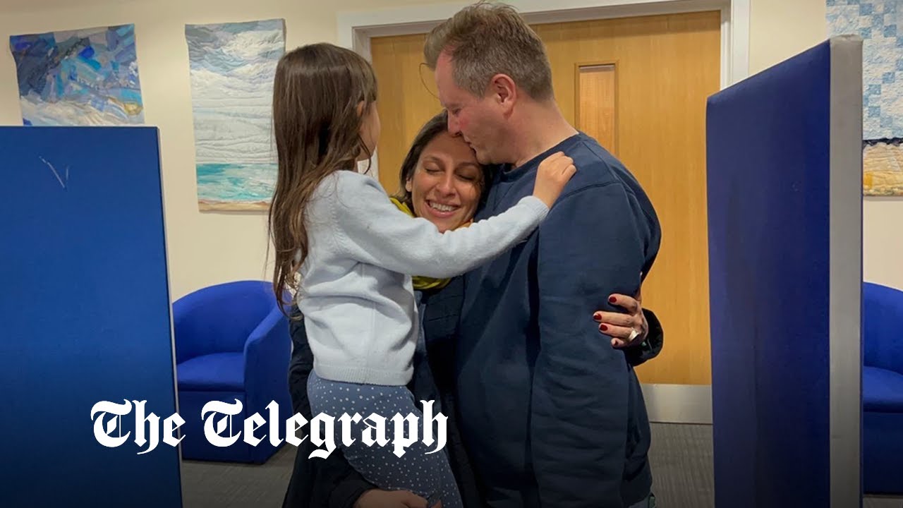 'Is that mummy?' Nazanin Zaghari-Ratcliffe finally reunited with family on British soil