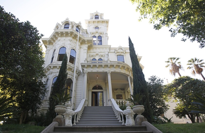 The exterior of the governor's mansion