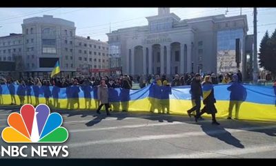 Residents Of Kherson, Ukraine, Rally Against Russian Occupation