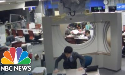 Watch: Newsroom in Japan Experiences 7.3-Magnitude Earthquake