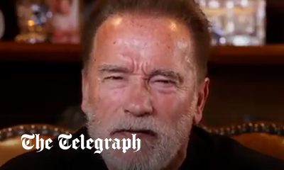 Arnold Schwarzenegger tells Putin to "stop this war"