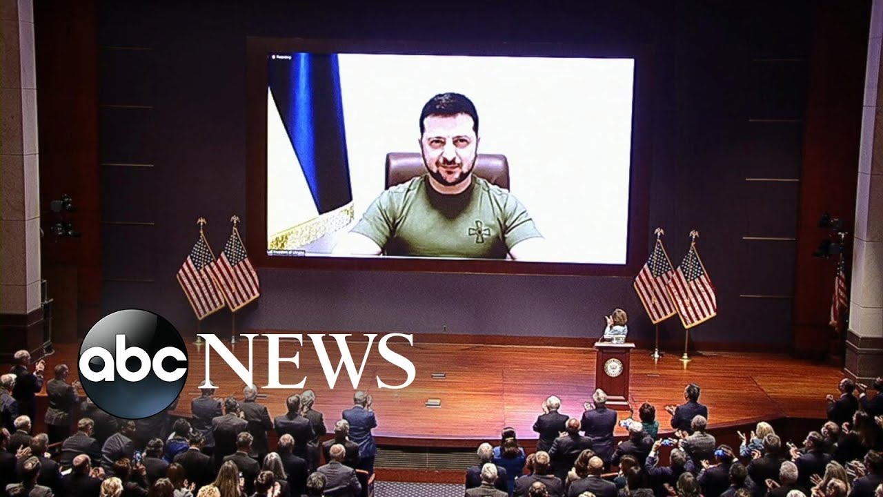 War in Ukraine: President Zelenskyy addresses Congress