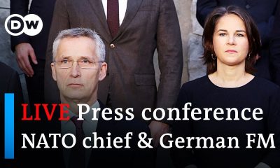 WATCH LIVE: NATO chief Stoltenberg and German Foreign Minister Baerbock give press conference