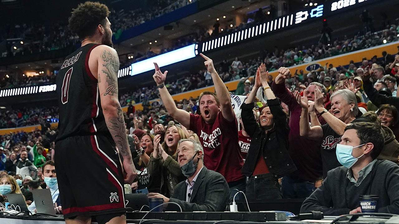 March Madness 2022: New Mexico State upsets UConn in men’s tourney