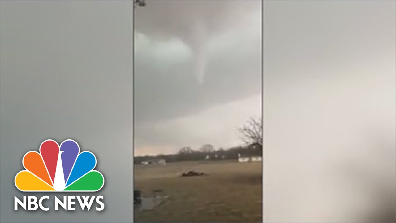 Watch: Possible Tornado Forms In Northern Texas