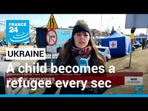 One child becoming a refugee every second in Ukraine • FRANCE 24 English