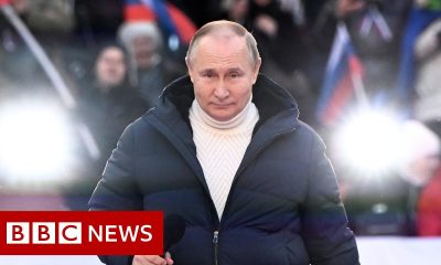 Russian President Putin speaks at Crimea celebration event – BBC News
