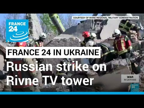 The news show goes on despite deadly Russian strike on Rivne TV tower • FRANCE 24 English