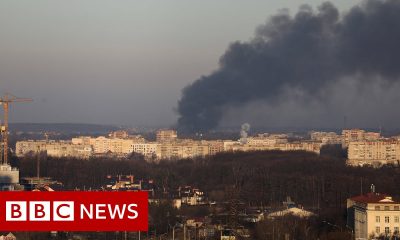 Russia targets Ukraine's safe haven city Lviv for first time – BBC News