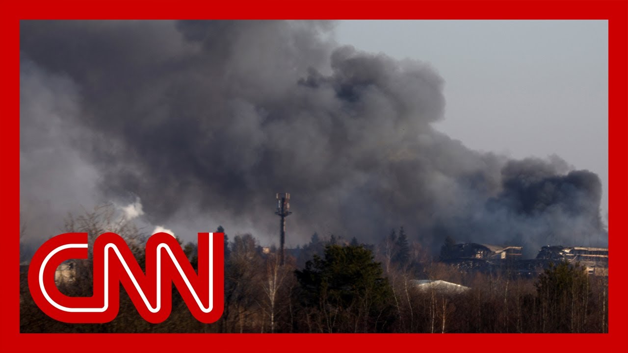 New video: CNN reports from the ground after attack in Lviv