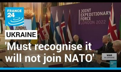 Zelensky says Ukraine must recognise it will not join NATO • FRANCE 24 English