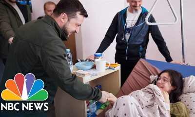 President Zelenskyy Visits Wounded Ukrainians In Hospital