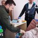 President Zelenskyy Visits Wounded Ukrainians In Hospital