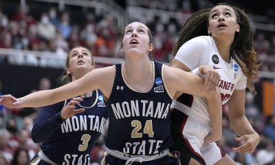 March Madness 2022: Francesca Belibi dunk highlights No. 1 Stanford rout of Montana State