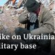 Russian missile strike kills dozens at Ukrainian military base in Mykolaiv | DW News