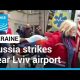 Russia strikes near Lviv airport as bombardment expands across Ukraine • FRANCE 24 English