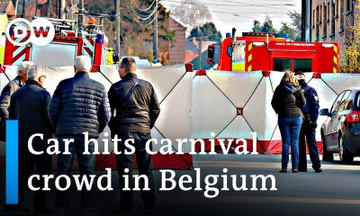 Six killed after vehicle drives into crowd waiting to attend carnival in Belgium | DW News
