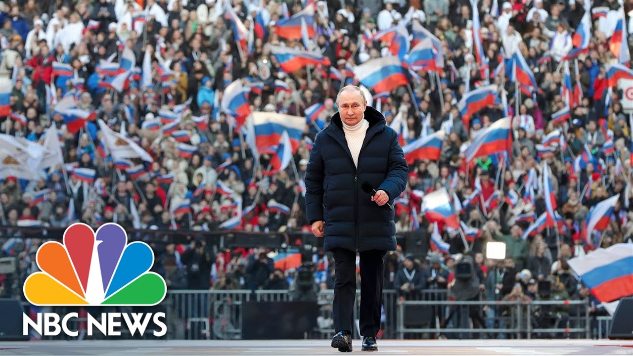 ‘Those Storms Will Contribute To Russia’s Glory’: Putin Quotes National Hero To Packed Stadium