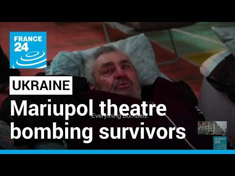 'Everything bombed': Search for Ukraine theatre bombing survivors as war crime claims mount