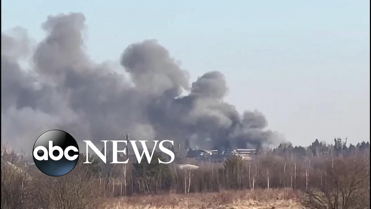 ABC News Live: Russian missiles hit repair facility near Lviv airport | ABCNL