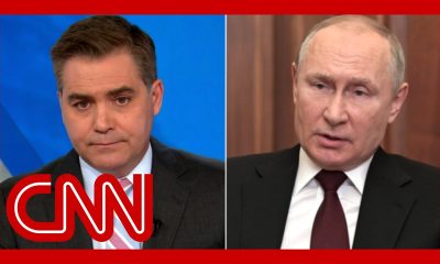 'Deranged alternate reality': Acosta reacts to Putin's pro-war rally