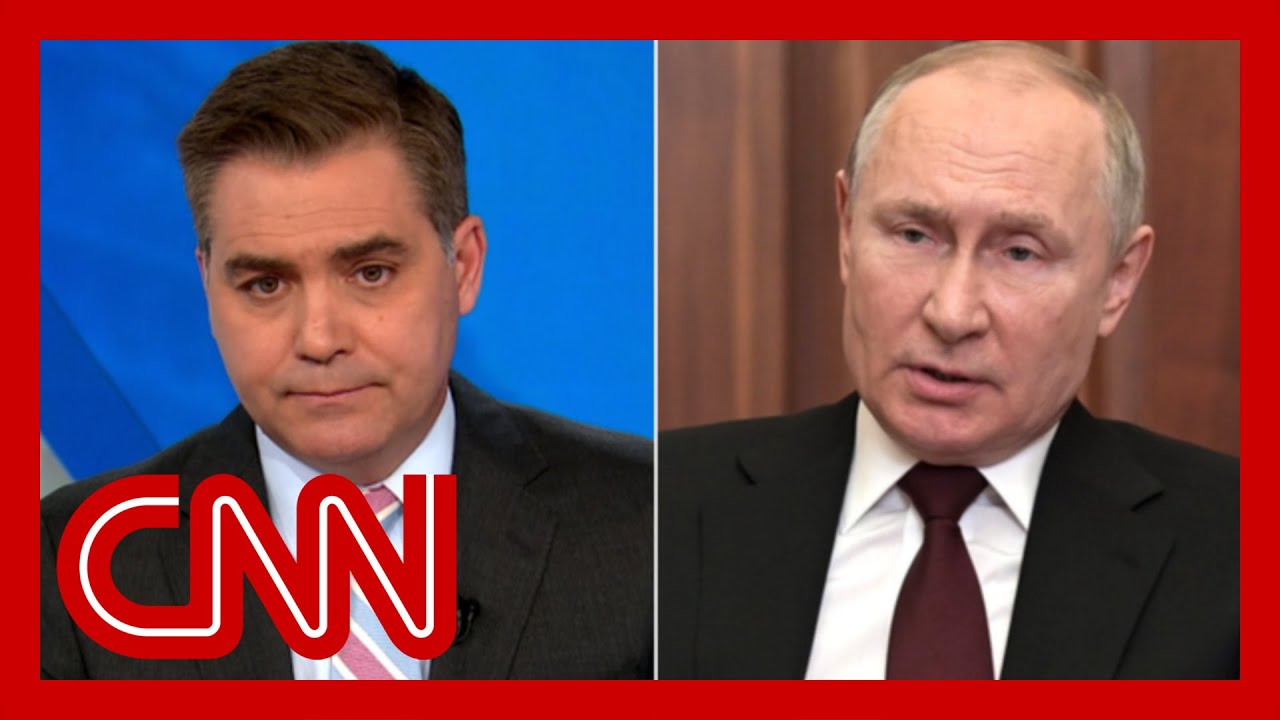 'Deranged alternate reality': Acosta reacts to Putin's pro-war rally