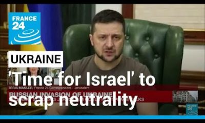 Time for Israel to scrap neutrality and back Ukraine, Zelensky tells Knesset • FRANCE 24 English